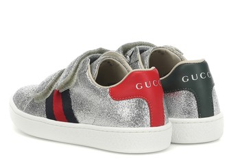Gucci Children Ace glitter sneakers
