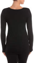 Thumbnail for your product : S.O.H.O New York NEW Thermals Long Sleeve Top USOW14006 Black