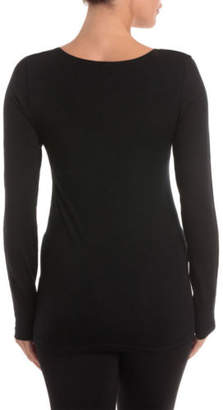 S.O.H.O New York NEW Thermals Long Sleeve Top USOW14006 Black