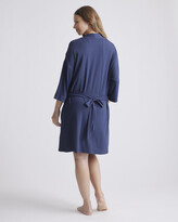 Thumbnail for your product : Quince Bamboo Jersey Maternity & Nursing Nightgown and Robe Set