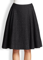 Thumbnail for your product : J.W.Anderson Speckled Wool A-Line Skirt