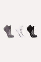 Thumbnail for your product : Nike Everyday Max Cushion Set Of Three Dri-fit Stretch-knit Socks - White