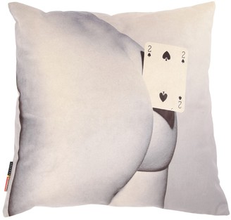 Seletti Two Of Spades Printed Pillow