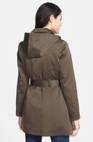 Thumbnail for your product : Kristen Blake Belted Hooded Soft Shell Jacket (Regular & Petite)