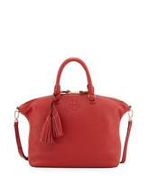 Thumbnail for your product : Tory Burch Thea Medium Slouchy Leather Satchel Bag, Rusty Red
