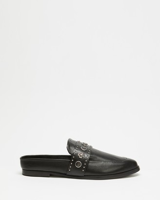 Sol Sana Women's Black Brogues & Loafers - Tuesday Slides