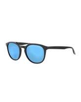 Thumbnail for your product : Barton Perreira Men's Rainey Round Top-Bar Sunglasses, Black/Blue