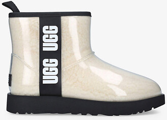 UGG Classic Clear Mini PVC and faux-shearling boots