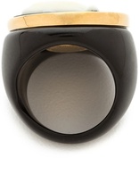 Thumbnail for your product : Marc by Marc Jacobs Olive Cameo Ring