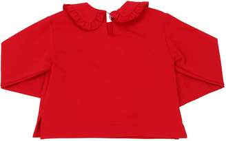 VIVETTA Cotton Blend Sweatshirt W/bows