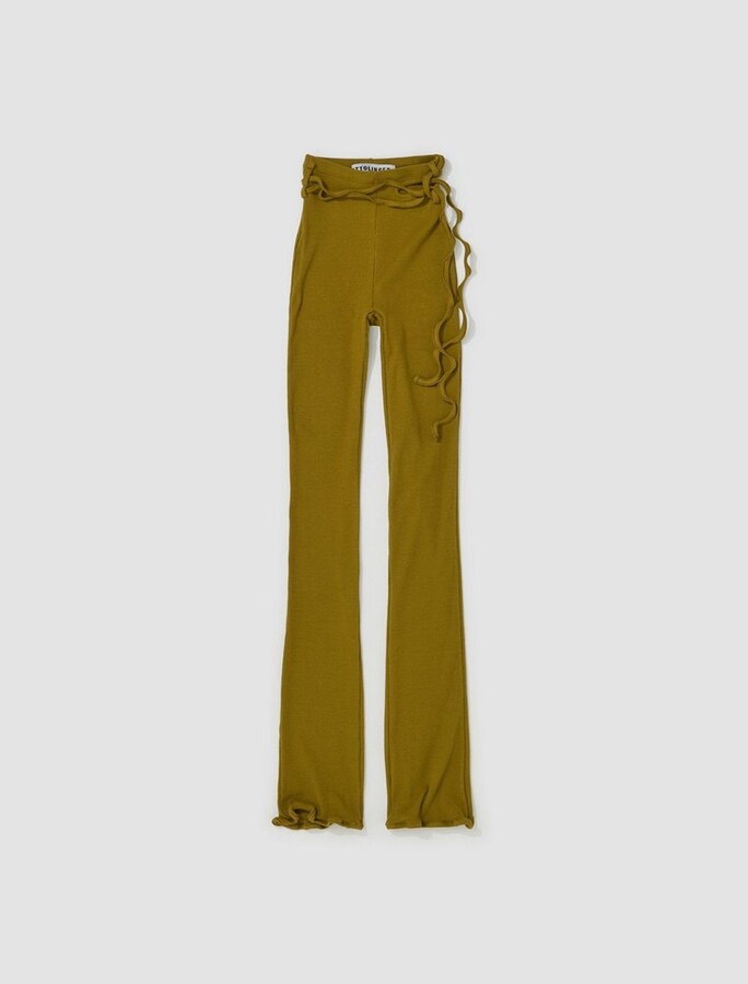 Ottolinger Ribbed Tie-Waist Pants