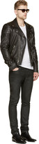 Thumbnail for your product : BLK DNM Black Leather Quilted Biker Jacket