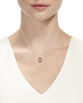 Thumbnail for your product : Nikos Koulis Oui 18k White Gold Teardrop Enamel Pendant Necklace w/ Diamonds