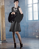 Thumbnail for your product : Magaschoni Cashmere Convertible Shawl with Fox Fur
