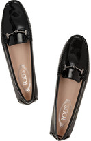 Thumbnail for your product : Tod's City Gommino embellished patent-leather loafers