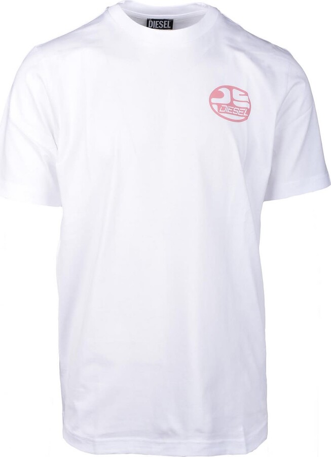 diesel mens white t shirt
