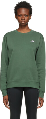 Nike Green Fleece Sportswear Club Sweatshirt