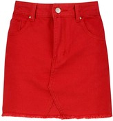 Thumbnail for your product : boohoo Petite Red Denim Skirt