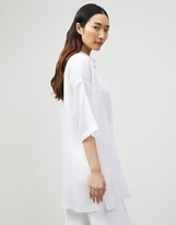 Thumbnail for your product : Lafayette 148 New York Petite Saylor Blouse In Gemma Cloth