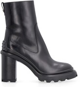 Thumbnail for your product : Tod's Logo Plaque Zipped Ankle Boots