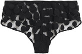 Thumbnail for your product : Le Petit Trou Coline Swiss-dot Stretch-tulle Mid-rise Briefs