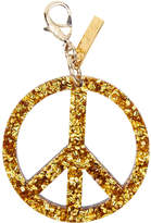 Thumbnail for your product : Edie Parker Peace Sign Speckled Bag Charm