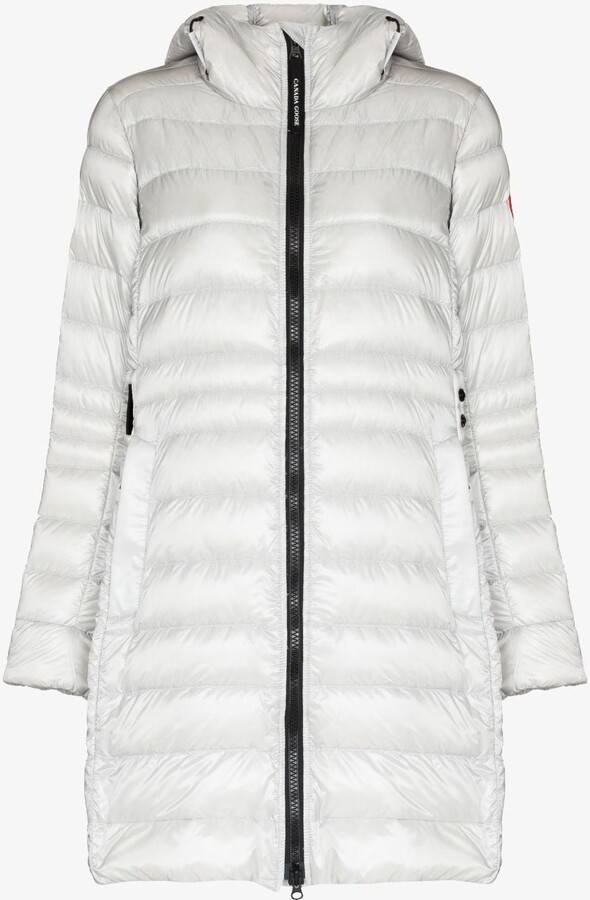 Canada Goose Silver Cypress Hooded Padded Jacket - ShopStyle Down