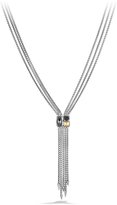 Thumbnail for your product : David Yurman Confetti Drop Necklace with Hematine, Black Diamonds, and Gold