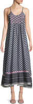 Thumbnail for your product : Nordic Pure Astrid Tigers-Eye Pleated-Front Maxi Dress