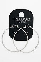 Thumbnail for your product : Topshop Hoop Earrings