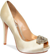 Thumbnail for your product : Badgley Mischka Goodie Platform Evening Pumps