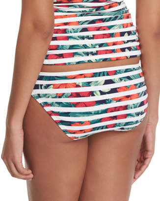 Tommy Bahama Reversible Ruched Hipster Swim Bottom