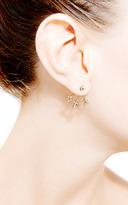 Thumbnail for your product : Janis Savitt Diamond Three Star Earrings