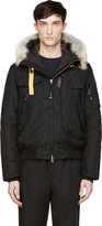 Thumbnail for your product : Parajumpers Black Layered Hooded Gobi Jacket