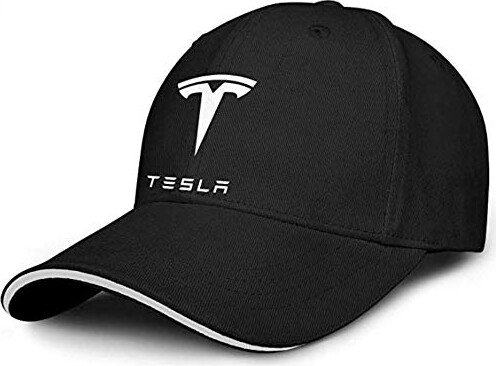 Westion Car Logo Embroidered Black Color Adjustable Baseball Caps for Men  and Women Hat Travel Cap Car Racing Motor Hat (fit Tesla) - ShopStyle