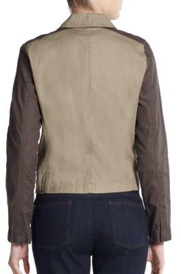 Eileen Fisher Coated Organic Linen Jacket