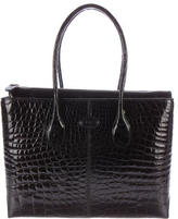 Thumbnail for your product : Tod's Alligator D-Styling Satchel