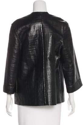 Chanel Leather Casual Jacket