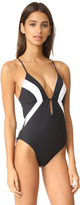 Thumbnail for your product : Shoshanna Colorblock One Piece