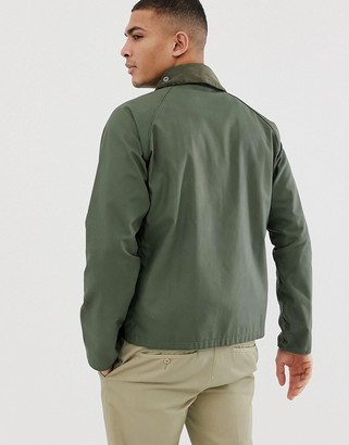 Barbour Beacon Munro wax jacket with contrast zip in green - ShopStyle  Outerwear