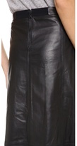 Thumbnail for your product : Alice + Olivia Kailey Leather Midi Skirt