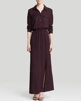 Thumbnail for your product : Splendid Maxi Dress - Twill Button Front