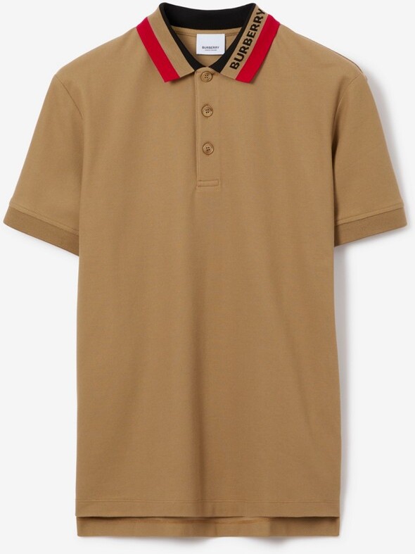 Burberry Orange Cotton Pique