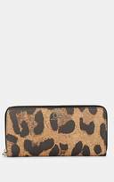 Thumbnail for your product : Christian Louboutin Women's Panettone Leather Zip-Around Wallet - Brown