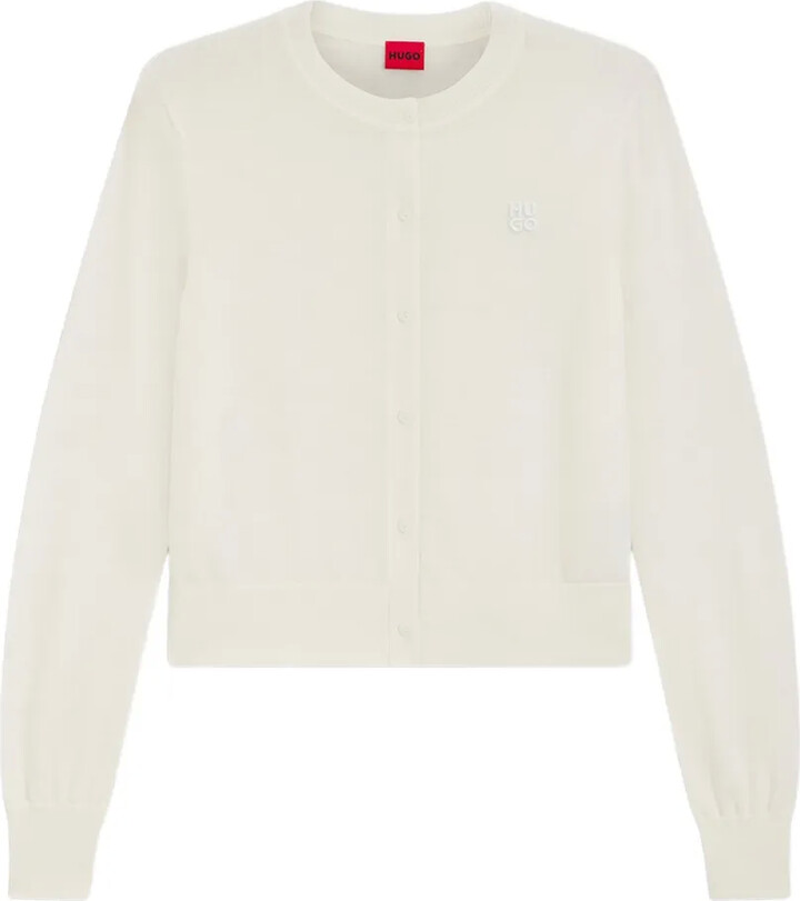 HUGO BOSS Button-Fastening Logo-Detail Cadigan