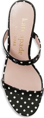 Kate Spade Palm Springs Polka Dot Leather Sandals