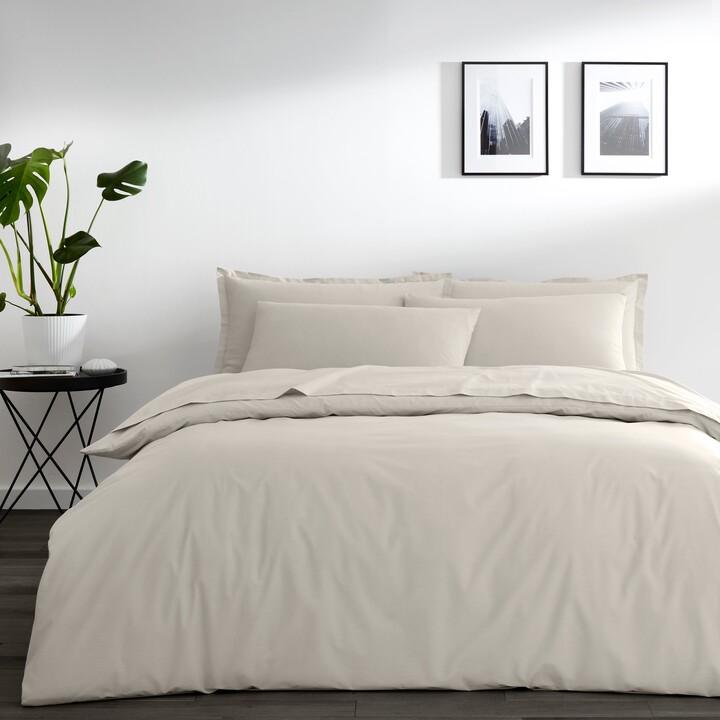 Dunelm Pure Cotton Duvet Cover Sandstone ShopStyle