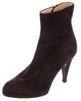 Thumbnail for your product : Saint Laurent Suede Ankle Booties