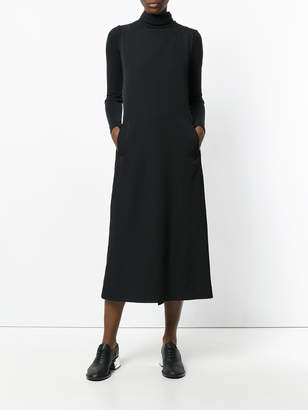 Yohji Yamamoto flared knitted dress