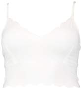 Thumbnail for your product : boohoo Plus Scallop Edge Strappy Bralet